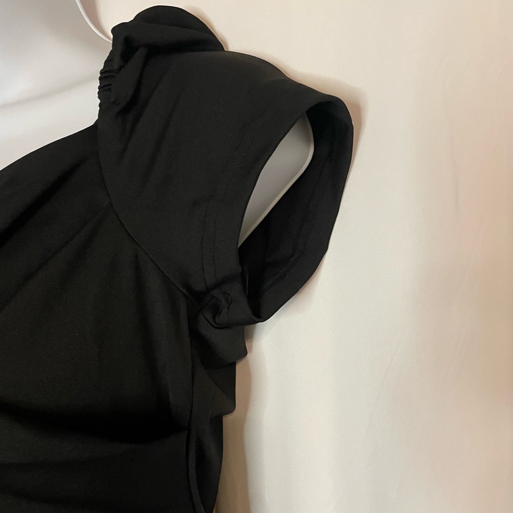 Women’s SOLYHUX black short sleeve bodysuit size M - Picture 3 of 8